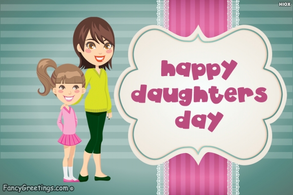 Happy Daughters Day Greeting Card