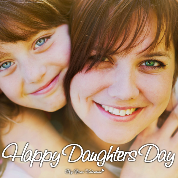Happy Daughters Day Mother And Daughter Picture