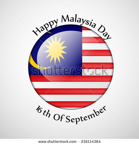 Happy Malaysia Day 16th Of September Card