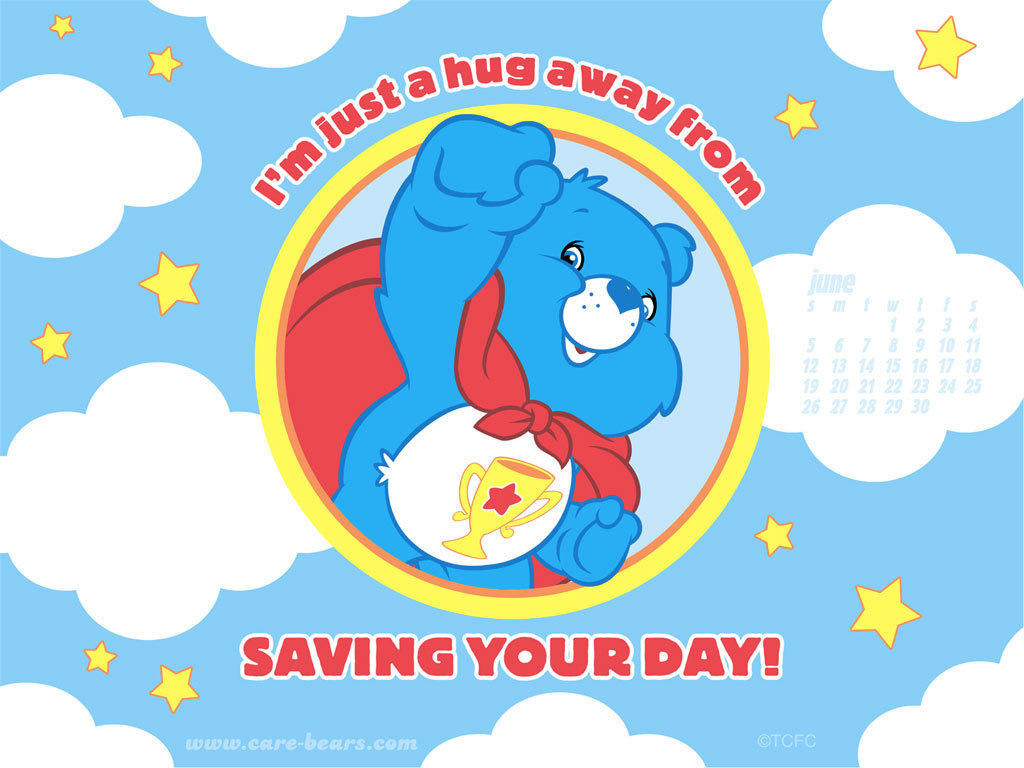 I'm Just A Hug Away From Saving Your Day Super Care Bear Picture