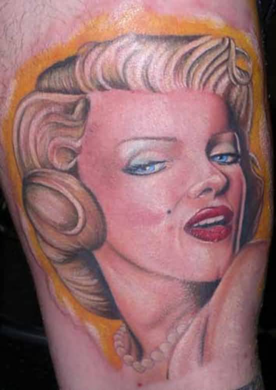 Impressive Marilyn Monroe Tattoo