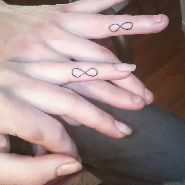 26 Infinity  Symbol Tattoos  On Fingers 