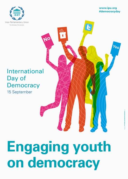 International Day of Democracy 15 September Engaging Youth On Democracy