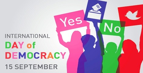 International Day of Democracy 15 September Picture
