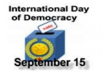 International Day of Democracy September 15 Cast Your Vote Use Your Right
