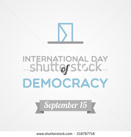 International Day of Democracy September 15 Photo