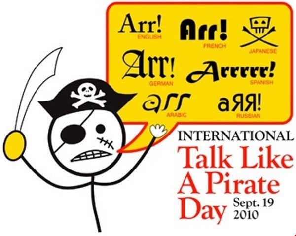 International Talk Like A Pirate Day Different Pirate Languages