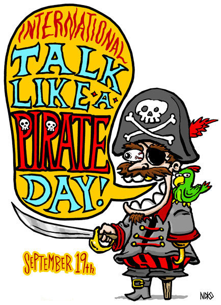 International Talk Like A Pirate Day September 19th Pirate Picture