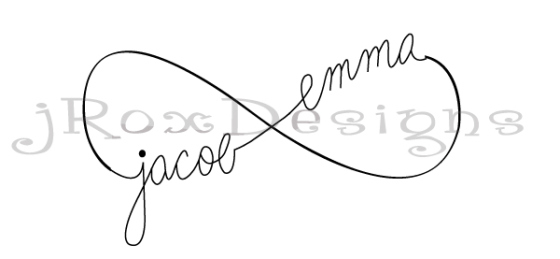 Jacob Emma Infinity Symbol Tattoo Design