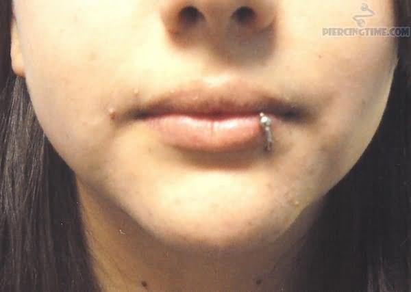 Lip Hoop Piercing For Girls