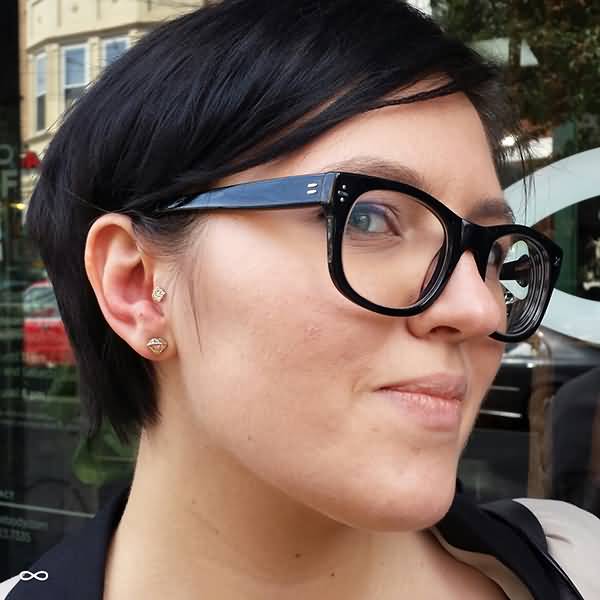 Lobe And Tragus Piercings For Women