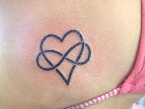 Love Infinity Symbol Tattoo