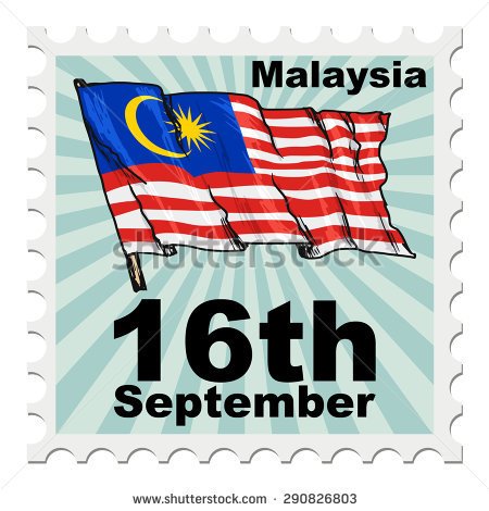 Malaysia Day 16th September Illustration