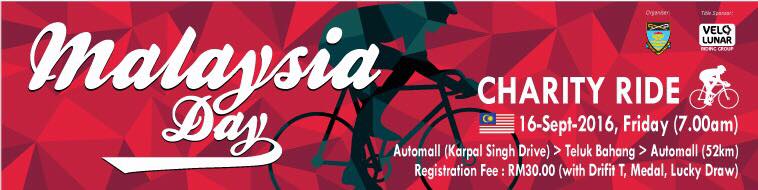 Malaysia Day Charity Ride Banner