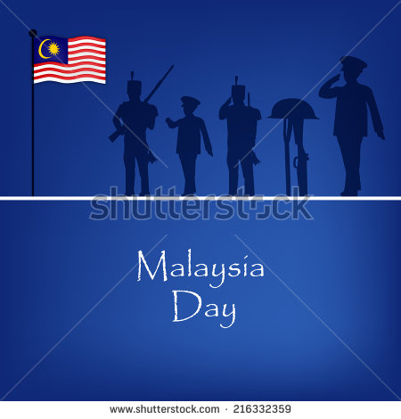 Malaysia Day Wishes Vector