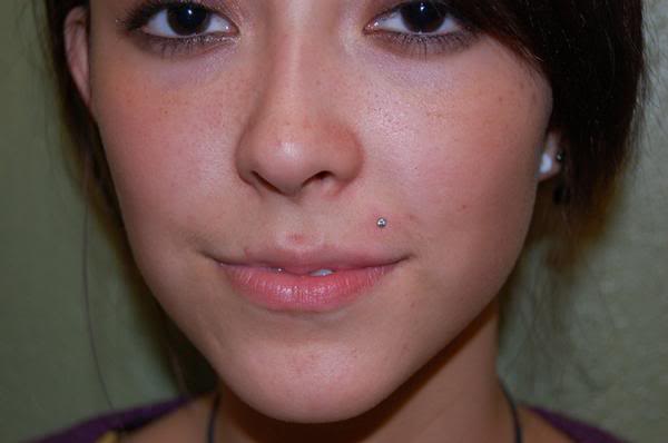 Monroe Piercing With Small Stud