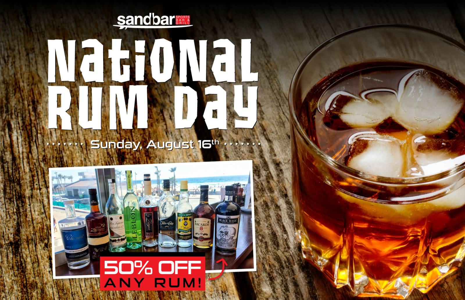 National National Rum Day August 16