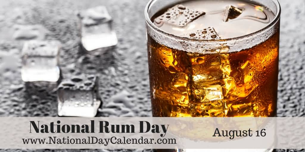 National Rum Day August 16 Rum Glass Photo