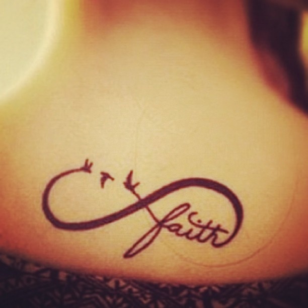 Nice Faith Infinity Tattoo