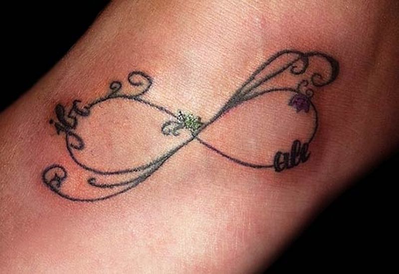 Nice Infinity Symbol Tattoo