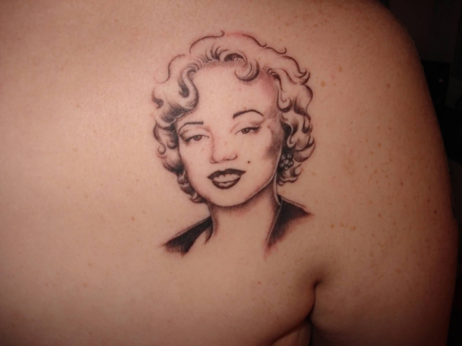Nice Small Marilyn Monroe Tattoo
