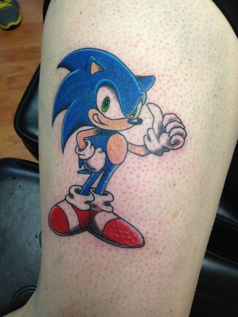 Nice Sonic Tattoo
