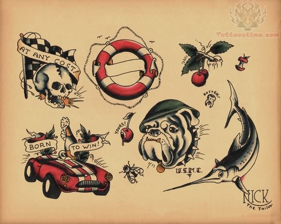 Old School Tattoos Design Collection