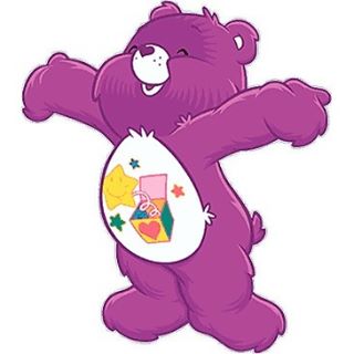 Purple Care Bear Need A Hug