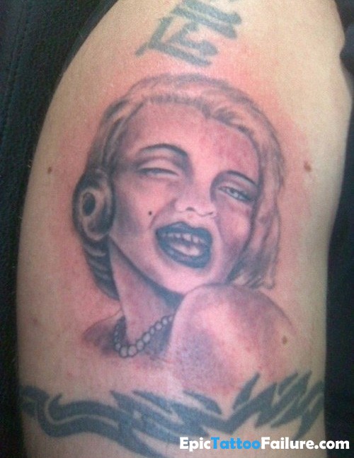 Simple Marilyn Monroe Tattoo