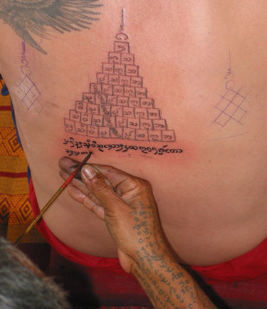 Spiritual Thai Temple In Progress Tattoo