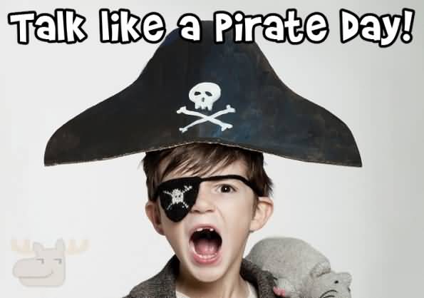 Talk Like A Pirate Day Kid Picture