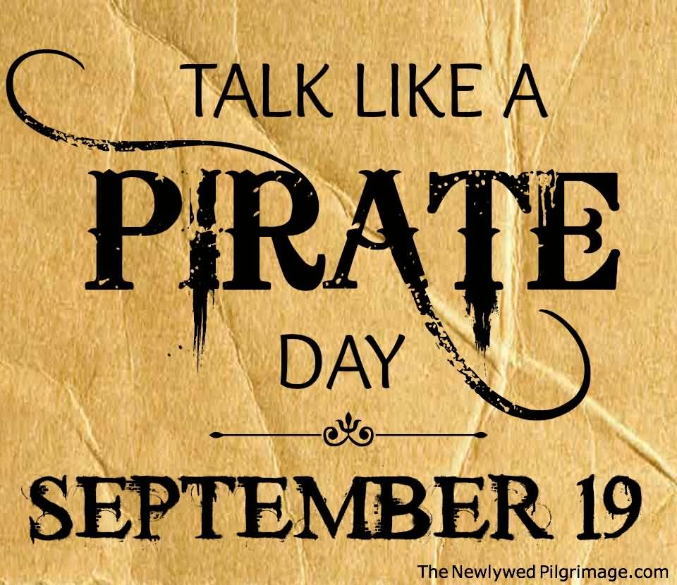 Talk Like A Pirate Day September 19 Image