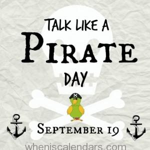 Talk Like A Pirate Day September 19 Photo