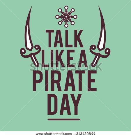 Talk Like A Pirate Day Vector