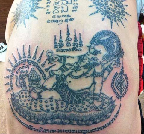 Thai Elephant God Ganesha Tattoo