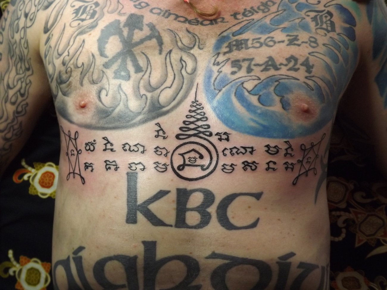Thai Style Tattoo On Full Body