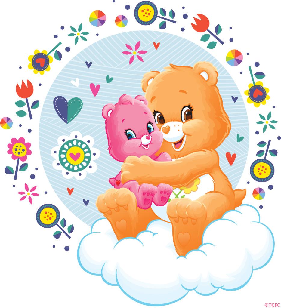 Two Cute Loving Care Bears