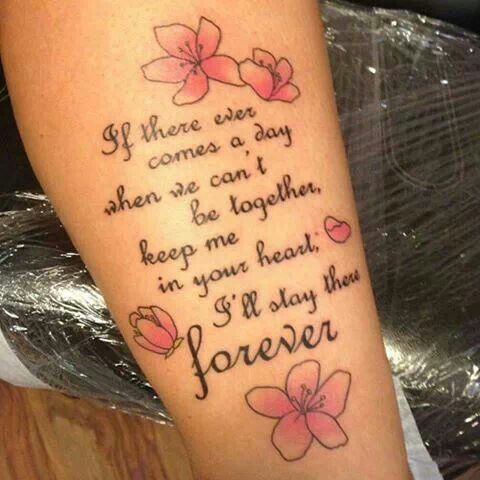 Wonderful Love Poem Tattoo On Arm