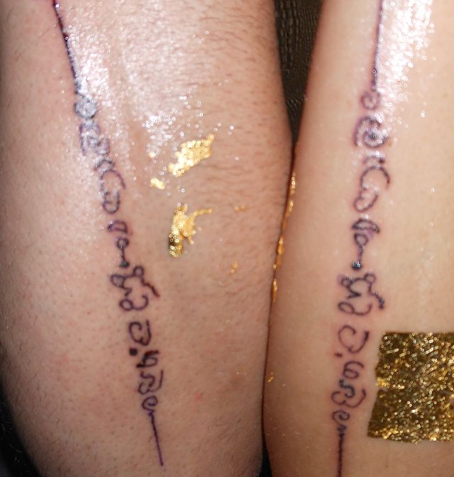 YY Mantra Tattoo couple For Love
