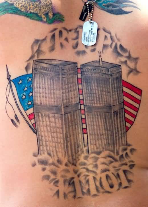 9 11 America Remembrance Tattoo