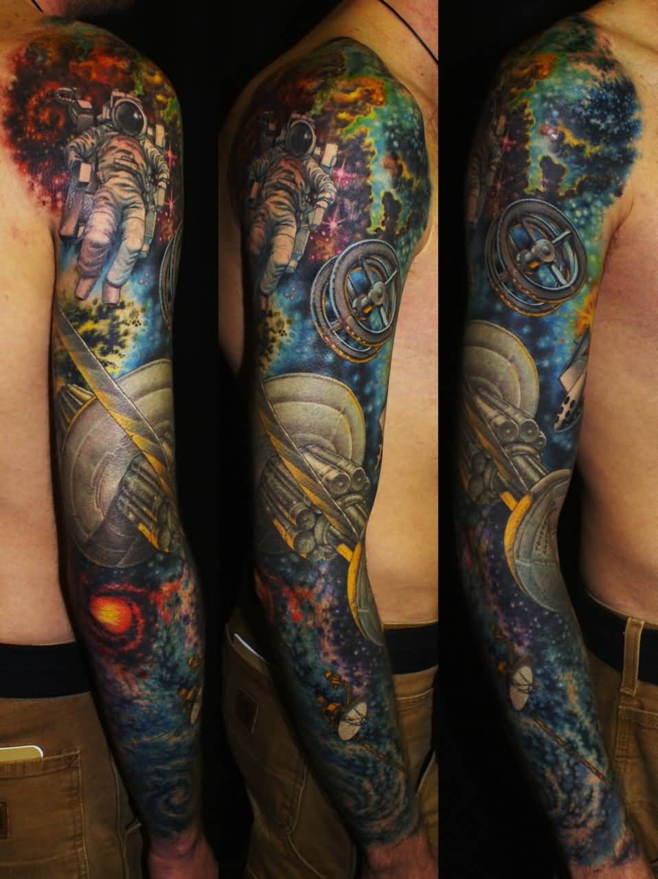 60+ Science Tattoos On Sleeve