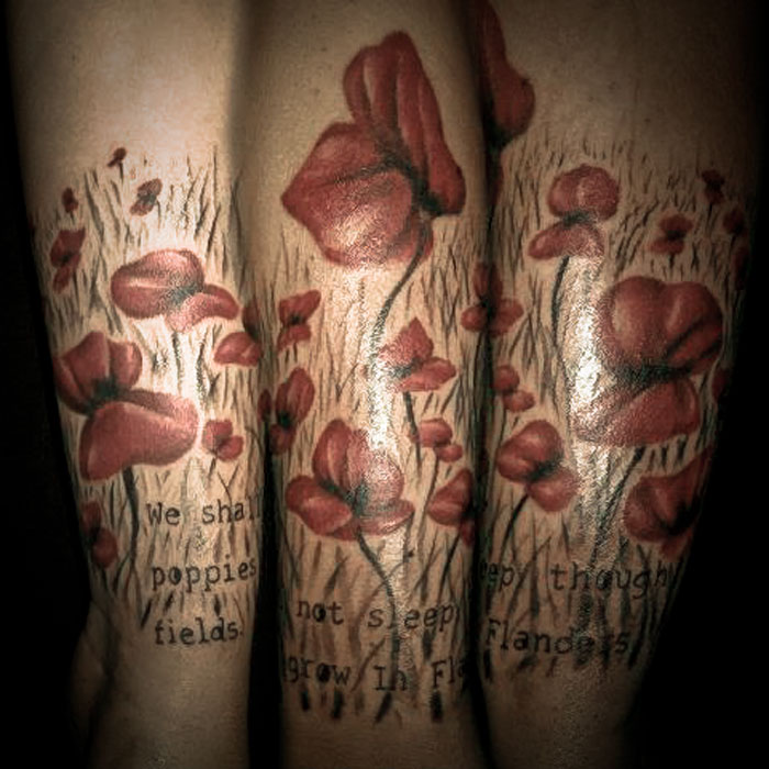 Beautiful Remembrance Tattoo On Arm