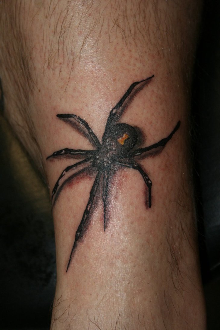 Black Widow Spider Tattoo By MeghanBeth.
