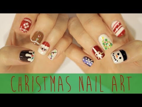 Christmas Nail Art Video Tutorial