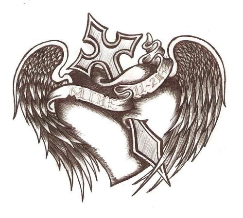 Corvette Symbol Remembrance Tattoo Design