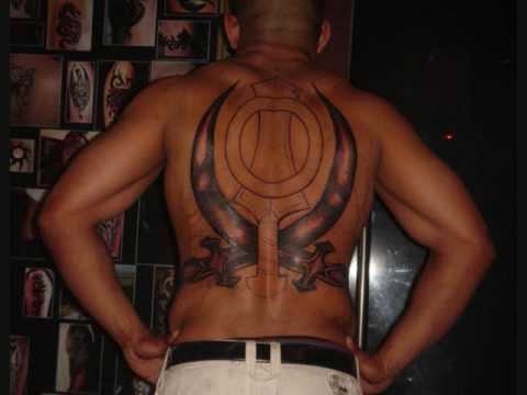 Full Back Sikh Religious Punjabi Tattoo For Men