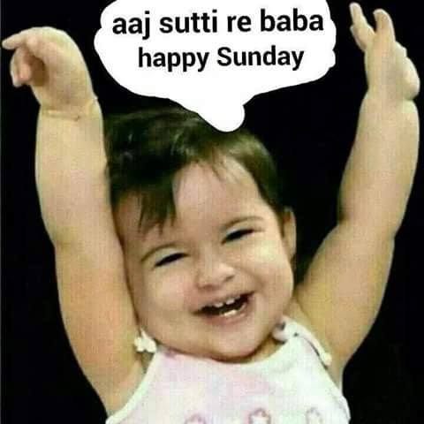 Funny Whatsapp Happy Sunday Picture