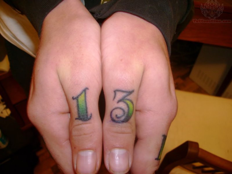 20+ Thirteen Number Tattoos