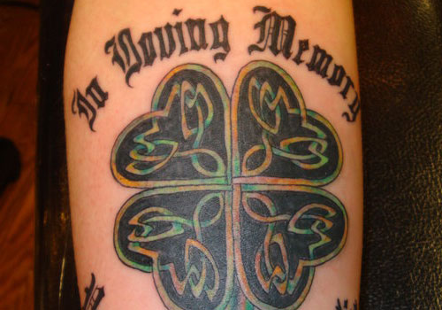In Loving Memory Celtic Remembrance Tattoo