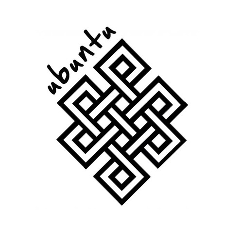 Lettering With Endless Knot Tattoo Design